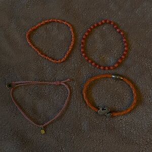 Peach Bracelet Set